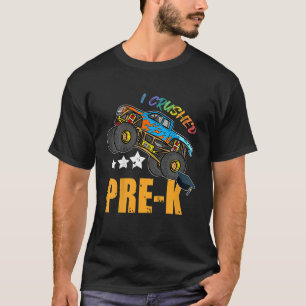 T-shirt Enfants J'ai écrasé préscolaire Monster Truck Scho