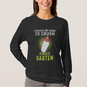 T-shirt Enfants J'ai mis mon jeu en pause pour écraser la