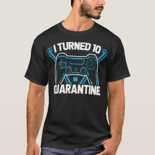 T-shirt Enfants J'Ai Tourné 10 En Quarantine Video Game Co