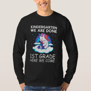 T-shirt Enfants jardin d'enfants nous avons terminé 1ère c