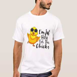 T-shirt Enfants Je suis juste ici pour les pousses drôle m