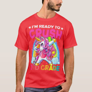 T-shirt Enfants Je suis prêt à écraser la licorne de 2e an