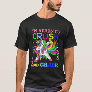 T-shirt Enfants Je suis prêt à écraser la licorne de 2e an