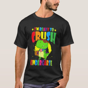 T-shirt Enfants Je suis prêt à écraser la maternelle Dinos