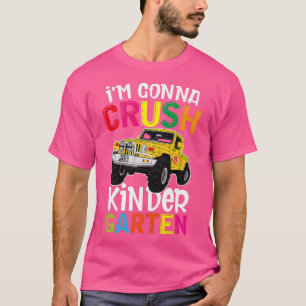 T-shirt Enfants je suis prêt à écraser le camion monstre d