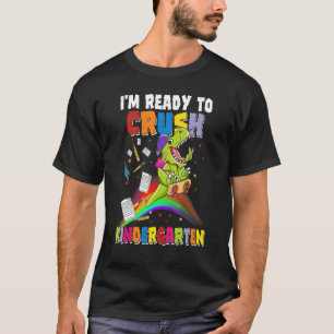 T-shirt Enfants Je suis prêt à écraser le dinosaure de jar