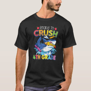 T-shirt Enfants Je suis prêt à écraser le requin de 4e ann