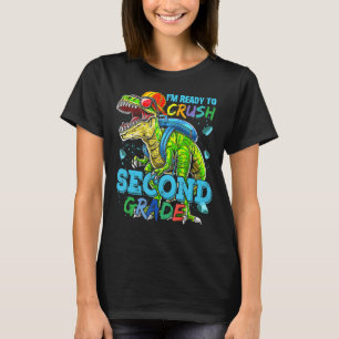 T-shirt Enfants Je suis prêt à écraser Trex Dinosaur de de
