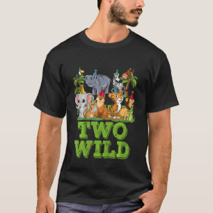 T-shirt Enfants Je suis Sauvage et deux Anniversaire 2 Ann