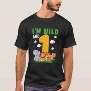 T-shirt Enfants Je suis sauvage et un Safari Zoo Animal Th