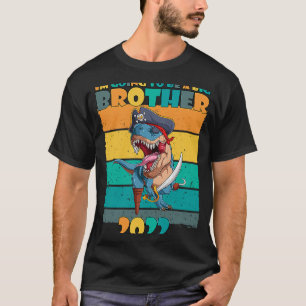 T-shirt Enfants Je vais être un Big Brother 2022 T Rex Pir