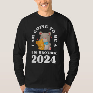 T-shirt Enfants Je vais être un Big Brother 2024 Ours Futu