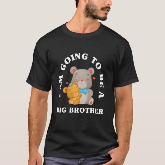 T-shirt Enfants Je vais être un Big Brother Bears Future B (Devant)