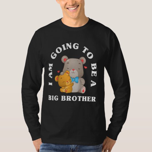 T-shirt Enfants Je vais être un Big Brother Bears Future B (Devant)