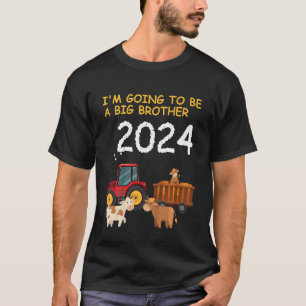 T-shirt Enfants Je vais être un grand frère 2024 1