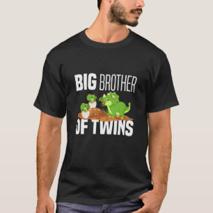 T-shirt Enfants Je vais être un grand frère de jumeaux Din