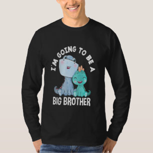 T-shirt Enfants Je vais être un grand frère Dinosaur migno