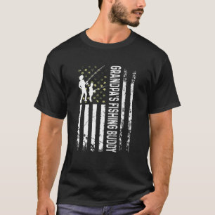 T-shirt Enfants Jeune Pêcheur Grand-père de la pêche Buddy