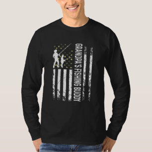 T-shirt Enfants Jeune Pêcheur Grand-père de la pêche Buddy