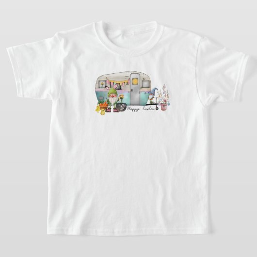 T-Shirt Enfants Joyeuses Pâques (Poser)