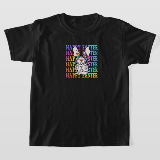 T-Shirt Enfants Joyeuses Pâques (Poser)