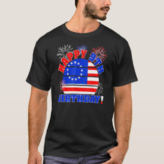 T-shirt Enfants Joyeux 9e anniversaire 4 juillet Vintage 1