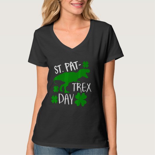 T-shirt Enfants Joyeux St Pat Trex Day Dino Patricks Toddl (Devant)