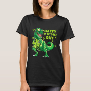 T-shirt Enfants Joyeux St Pat Trex Jour Dino Jour de la Sa