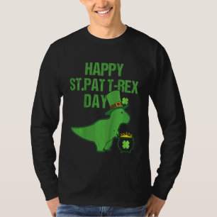 T-shirt Enfants Joyeux St Pat Trex Jour Dino Jour de la Sa