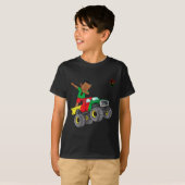 T-shirt Enfants Junet1 Dabbing Black King dans Monster Tru (Devant entier)
