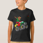 T-shirt Enfants Junet1 Dabbing Black King dans Monster Tru (Devant)
