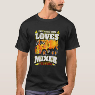 T-shirt Enfants Juste Un Enfant Qui Aime Les Camions Mélan