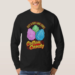 T-shirt Enfants Juste Un Garçon Coton Bonbons Journée Carn