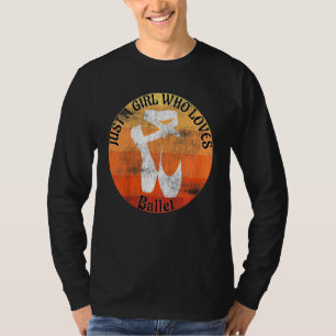 T-shirt Enfants Juste Une Fille Qui Aime Ballet Danse Chau