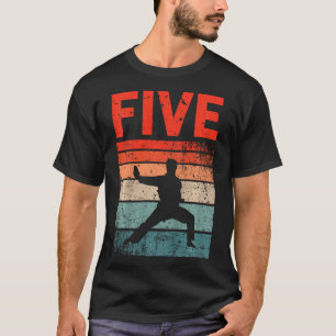 T-shirt Enfants Karatéiste pour 5ème Anniversaire Filles d