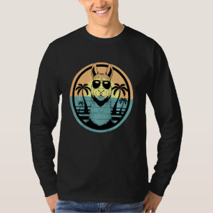 T-shirt Enfants Lama Style Rétro Alpaca Boy