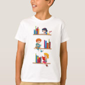 T-shirt Enfants Lecture Livres (Devant)