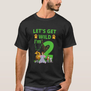 T-shirt Enfants Le'ts Se Sauvons Je suis 2 Anniversaire Sa