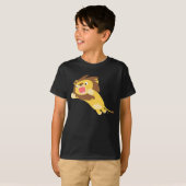 T-shirt Enfants Lion très affamé (Devant entier)