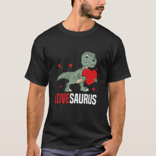 T-shirt Enfants Lovesaurus Heart Son Dinosaur Toddler Boy
