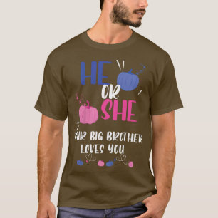 T-shirt Enfants Lui Ou Elle Votre Grand Frère Vous Aime Ge