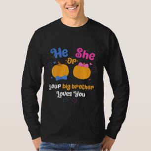 T-shirt Enfants Lui Ou Elle Votre Grand Frère Vous Aime Ge
