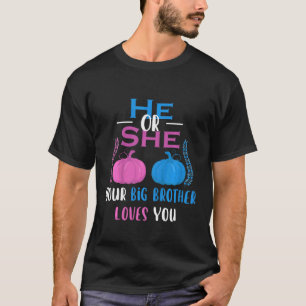 T-shirt Enfants Lui Ou Elle Votre Grand Frère Vous Aime Ge