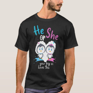 T-shirt Enfants Lui Ou Elle Votre Grand Sis Vous Aime Peng