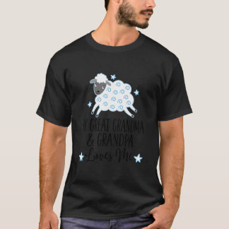 T-shirt Enfants Ma grand-mère et grand-père m'aiment