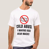 T-shirt Enfants maltraités (Devant)