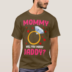 T-shirt Enfants Maman Tu Épouses Mon Père Mariage Drôle