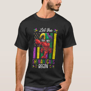 T-shirt Enfants Mardi Gras Costume Dab Crawfish Shenanigan