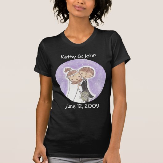 T-shirt Enfants mariés et mariés (Devant)