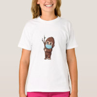Enfants Masque Bâton Bigfoot